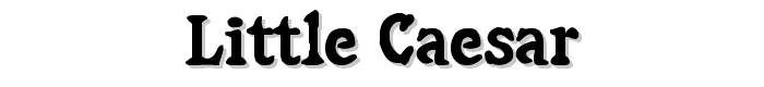 Little Caesar font